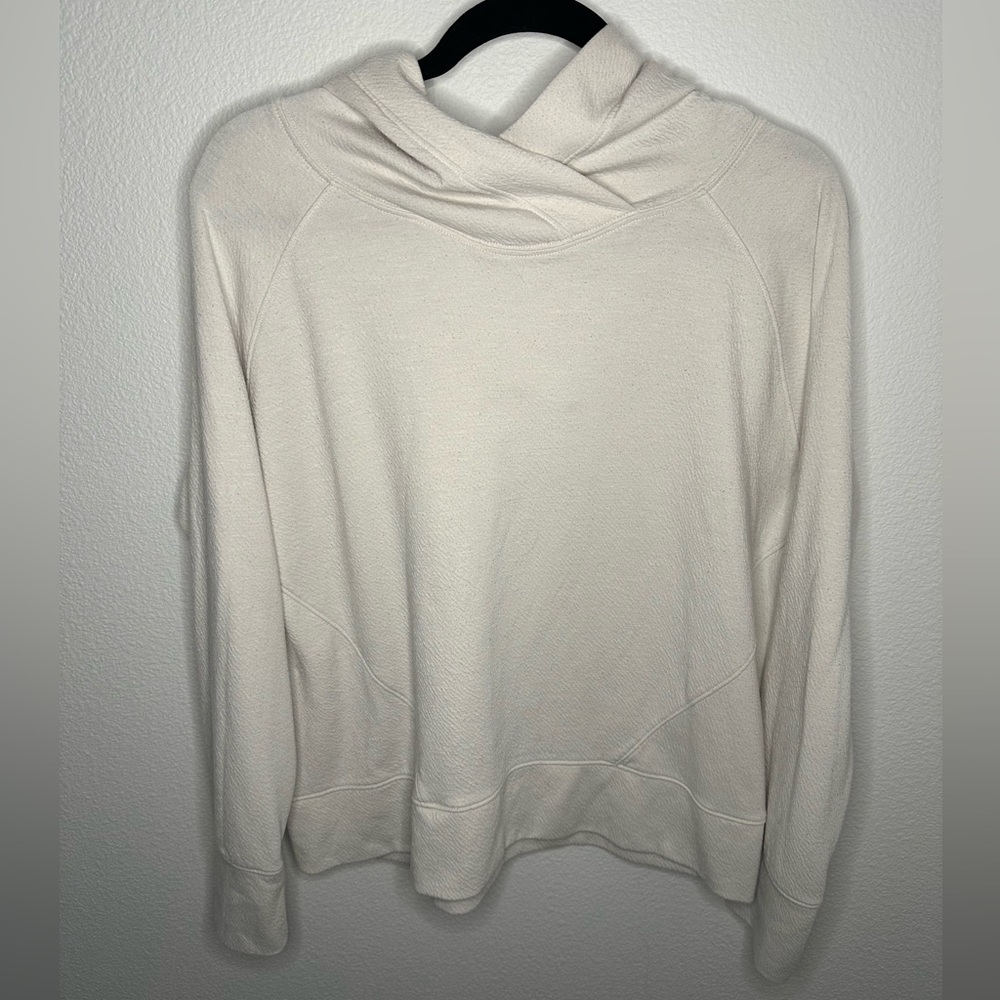 Prana Sunrise Textured Cream Hoodie